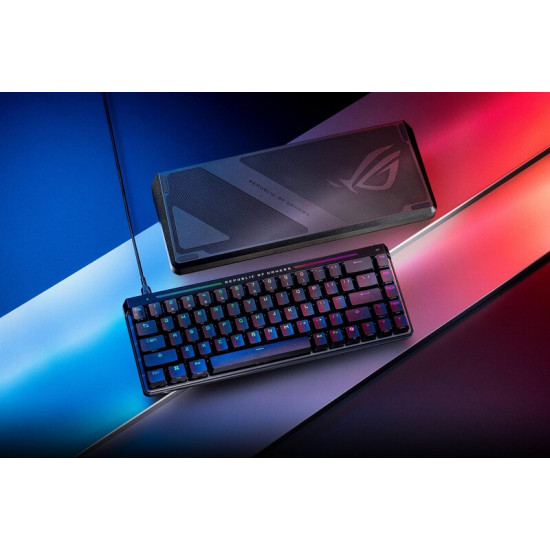 Клавiатура Asus ROG Falchion Ace 68key HFX Magnetic Switches Black (90MP03VE-BKMA00)