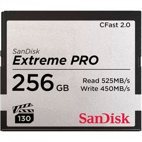 Карта пам`яті CFast 2.0 256GB SanDisk Extreme Pro R525/W450MB/s (SDCFSP-256G-G46D)