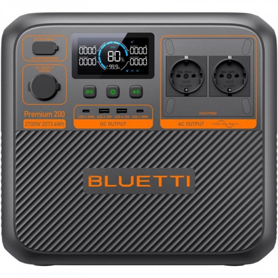 Зарядна станція Bluetti Premium 200 V2, 2700W, 2073Wh