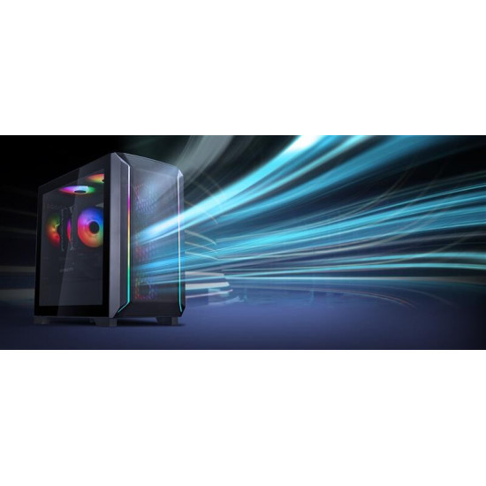 Корпус SilverStone Fara FA312Z-BG ARGB Black (SST-FA312Z-BG) без БЖ