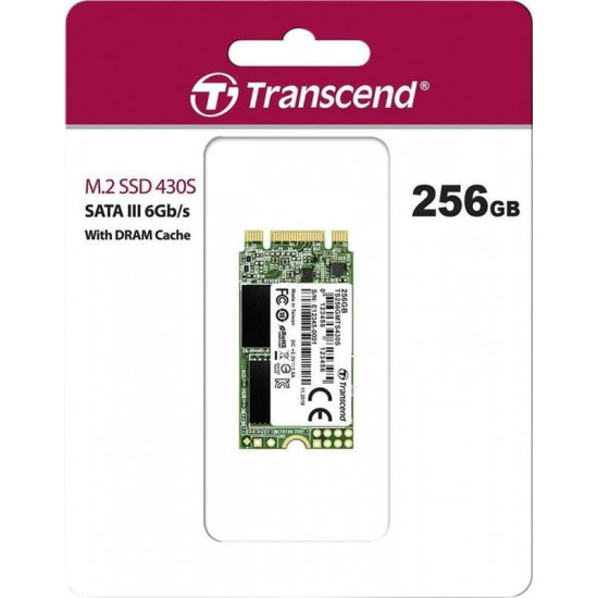 Накопичувач SSD  256GB Transcend 430S M.2 2242 SATAIII 3D TLC (TS256GMTS430S)