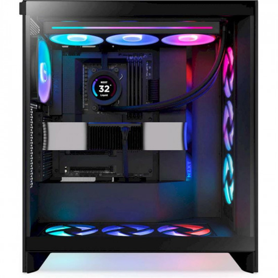 Корпус NZXT H7 Flow RGB Black (CM-H72FB-R1) без БЖ