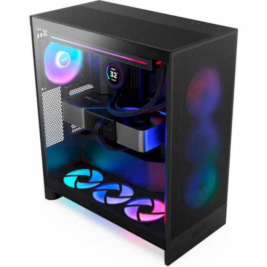 Корпус NZXT H7 Flow RGB Black (CM-H72FB-R1) без БЖ