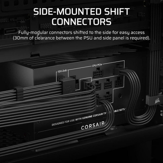 Блок живлення Corsair RM750x Shift ATX 3.1 750W (CP-9020298-EU)