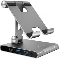 Док-станція J5create USB-C 8-в-1 (JTS224-N)