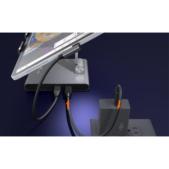 Док-станція J5create USB-C 8-в-1 (JTS224-N)