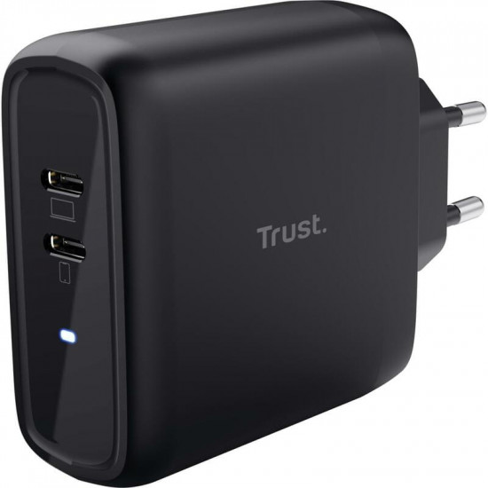 Зарядний пристрій Trust Maxo 65W 2xUSB-Type C Black (25380)