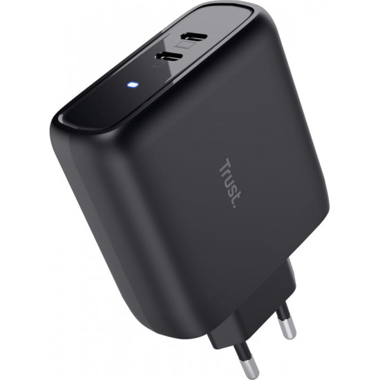 Зарядний пристрій Trust Maxo 65W 2xUSB-Type C Black (25380)