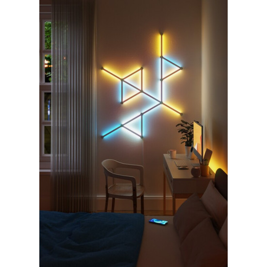 Додаткові панелі Nanoleaf Lines Expansion Pack Apple HomeKit, 3 шт. (NL59-E-0001LW-3PK)