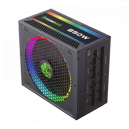 Блок живлення GameMax RGB 850 Pro 850W Black (ATX3.1 PCIe5.1)