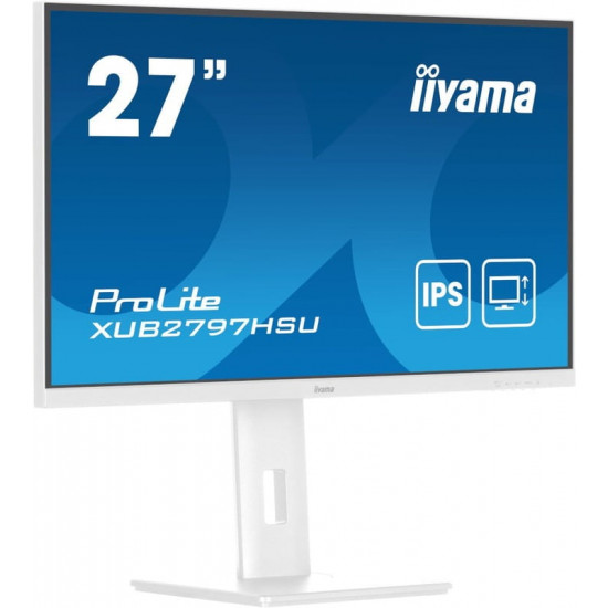 Монітор Iiyama 27" ProLite XUB2797HSU-W2 IPS White 100Hz