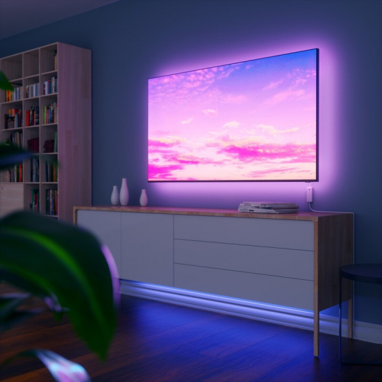 Розумна світлодіодна стрічка Nanoleaf Essentials Lightstrip Starter Kit Apple HomeKit, 2м (NL55-0002LS-2M)