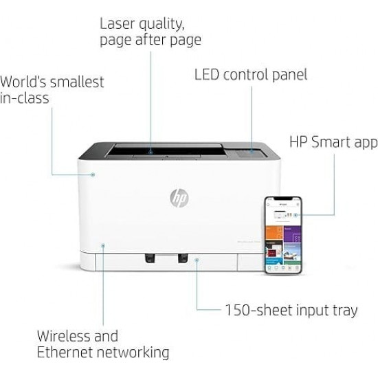 Принтер А4 HP Color Laser 150nw з Wi-Fi (4ZB95A)