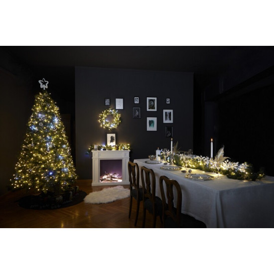 Smart LED гірлянда Twinkly Strings AWW Gen II (TWS400GOP-BEU) 400LED, 32м, BT+WiFi
