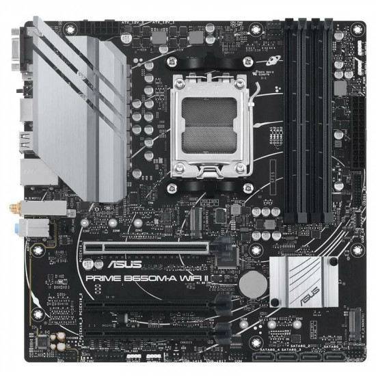 Материнська плата Asus PRIME B650M-A WiFi II Socket AM5