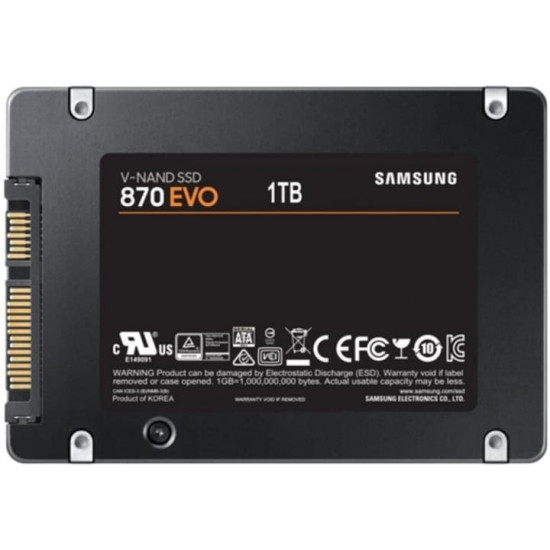 Накопичувач SSD 1TB Samsung 870 EVO 2.5" SATAIII MLC (MZ-77E1T0B/EU)