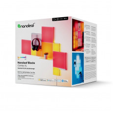 Розумні світлові панелі Nanoleaf Blocks Combo XL з підтримкою HomeKit і Matter, 9 шт. (N8100K02-10CB)
