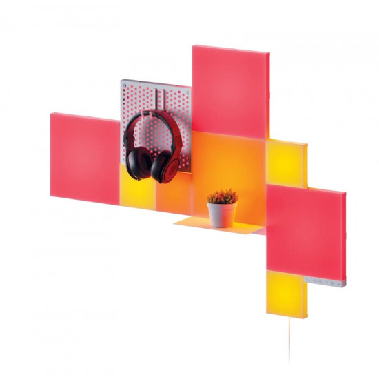Розумні світлові панелі Nanoleaf Blocks Combo XL з підтримкою HomeKit і Matter, 9 шт. (N8100K02-10CB)