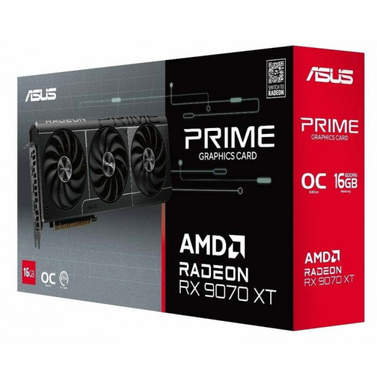Відеокарта AMD Radeon RX 9070 XT 16GB GDDR6 Prime OC Asus (PRIME-RX9070XT-O16G)