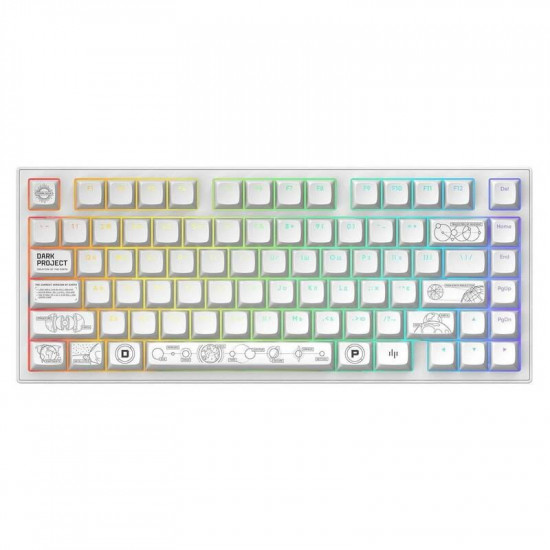 Клавіатура Dark Project ALU81 Terra Nova White (DPKB_NOVA_81_ANSI_WHITE_UA)