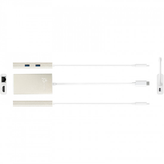 Док-станція J5create USB-C 5-в-1 (JCA374-N)