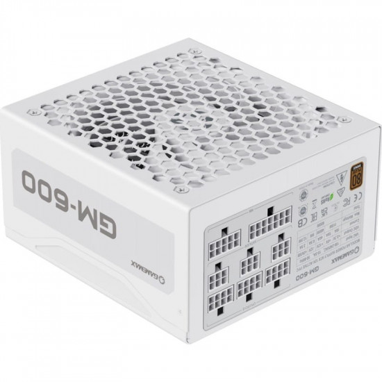 Блок живлення GameMax GM-600 Modular 600W White