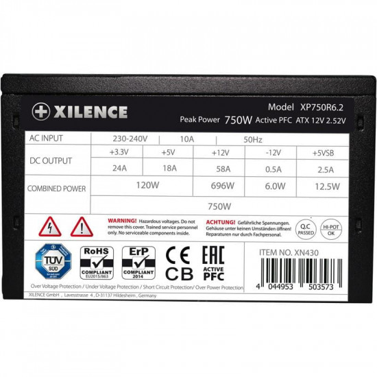 Блок живлення Xilence Performance C+ (XP750R6.2) 750W
