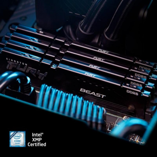 Модуль пам`яті DDR5 2x32GB/6000 Kingston Fury Beast Black (KF560C30BBEK2-64)
