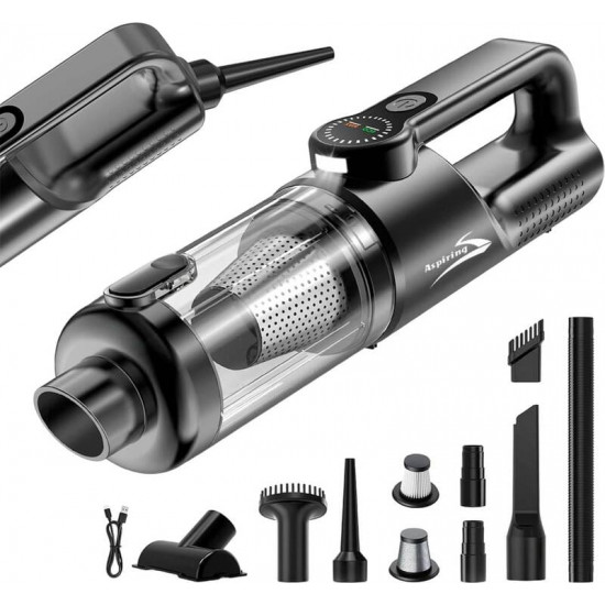 Автомобільний пилосос Aspiring Gale 4 Blow air Wireless and Cord Black (GL16P12K)