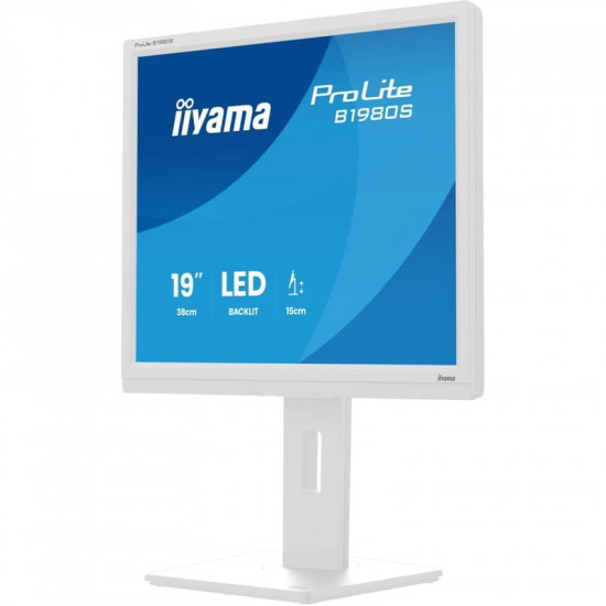 Монітор Iiyama 19" ProLite B1980S-W1 TN White