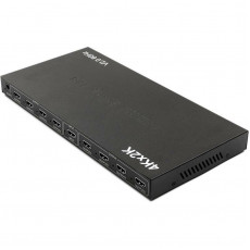 Сплітер PowerPlant (CA912490) HDMI - 8xHDMI, чорний