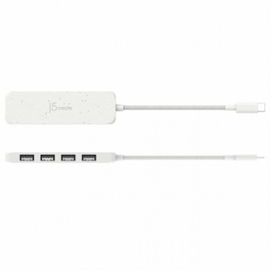 USB-хаб J5create 4 USB-A White (JCH341EW-N)