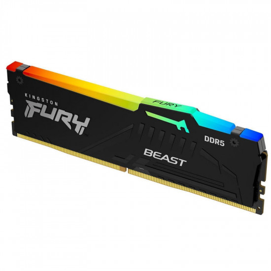 Модуль пам`яті DDR5 64GB/5600 Kingston Fury Beast RGB Black (KF556C36BBEA-64)