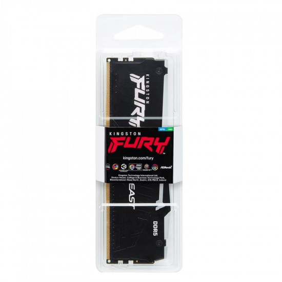 Модуль пам`яті DDR5 64GB/5600 Kingston Fury Beast RGB Black (KF556C36BBEA-64)