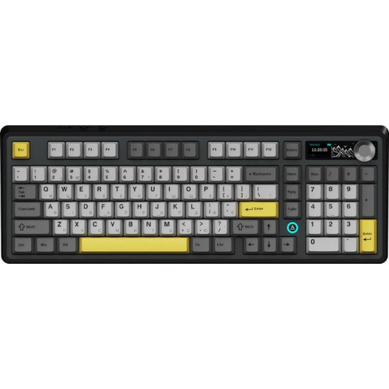 Клавіатура бездротова Ajazz AK980 V2 Gift Switch V2 Black (AK980-V2-G-BGY)