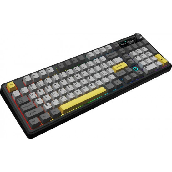 Клавіатура бездротова Ajazz AK980 V2 Gift Switch V2 Black (AK980-V2-G-BGY)