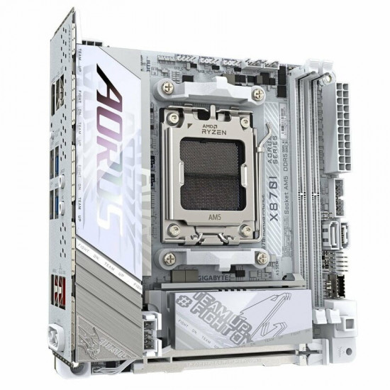 Материнська плата Gigabyte X870I Aorus Pro Ice Socket AM5