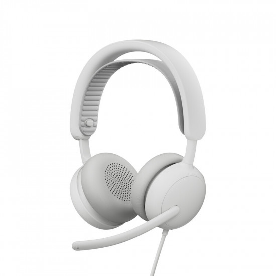 Гарнітура Logitech Zone Wired 2 USB Off-White (981-001621)