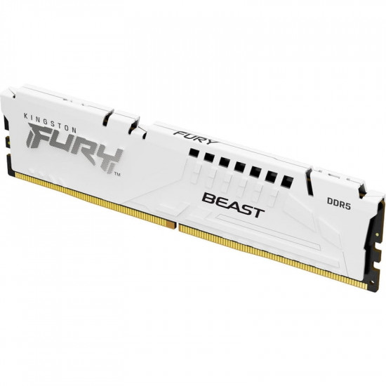 Модуль пам`яті DDR5 16GB/5600 Kingston Fury Beast White (KF556C36BWE-16)