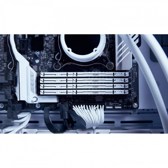 Модуль пам`яті DDR5 16GB/5600 Kingston Fury Beast White (KF556C36BWE-16)