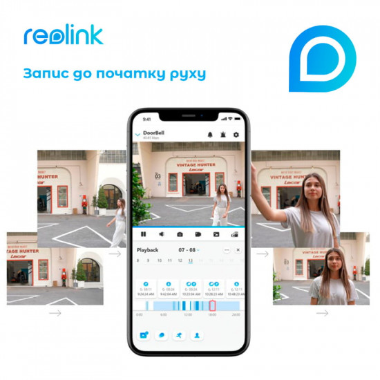 Відеодзвінок Reolink D340W (Video Doorbell Wi-Fi)