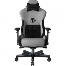 Крісло для геймерів Anda Seat T-Pro 2 Size XL Linen Grey/Black (AD12XLLA-01-GB-F)