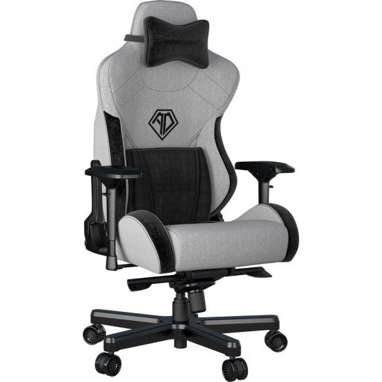 Крісло для геймерів Anda Seat T-Pro 2 Size XL Linen Grey/Black (AD12XLLA-01-GB-F)