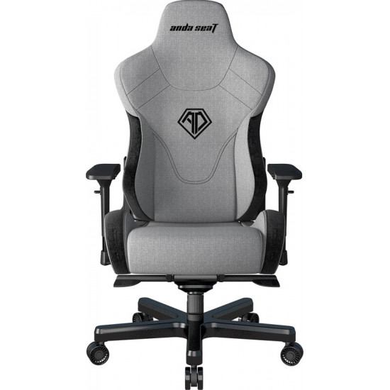 Крісло для геймерів Anda Seat T-Pro 2 Size XL Linen Grey/Black (AD12XLLA-01-GB-F)