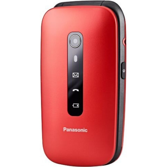 Мобiльний телефон Panasonic KX-TU550 Red (KX-TU550EXR)