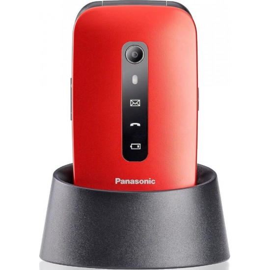 Мобiльний телефон Panasonic KX-TU550 Red (KX-TU550EXR)