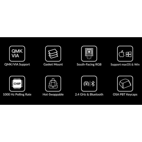 Клавіатура бездротова Keychron V1 Max 84Key (V1MD1_KEYCHRON)