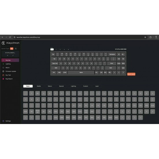 Клавіатура бездротова Keychron V1 Max 84Key (V1MD1_KEYCHRON)