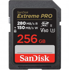 Карта пам`яті SD 256GB UHS-II U3 Class 10 SanDisk Extreme Pro V60 R280/W150MB/s (SDSDXEP-256G-GN4IN)