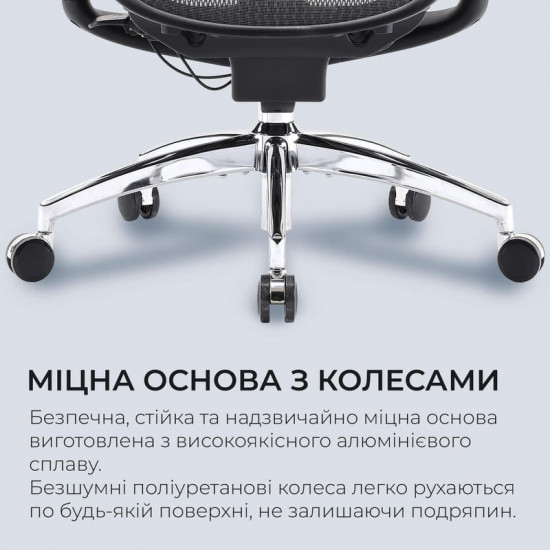 Крісло офісне Sihoo Doro C300 Pro Mesh Black (DORO-C300-PRO-M101)